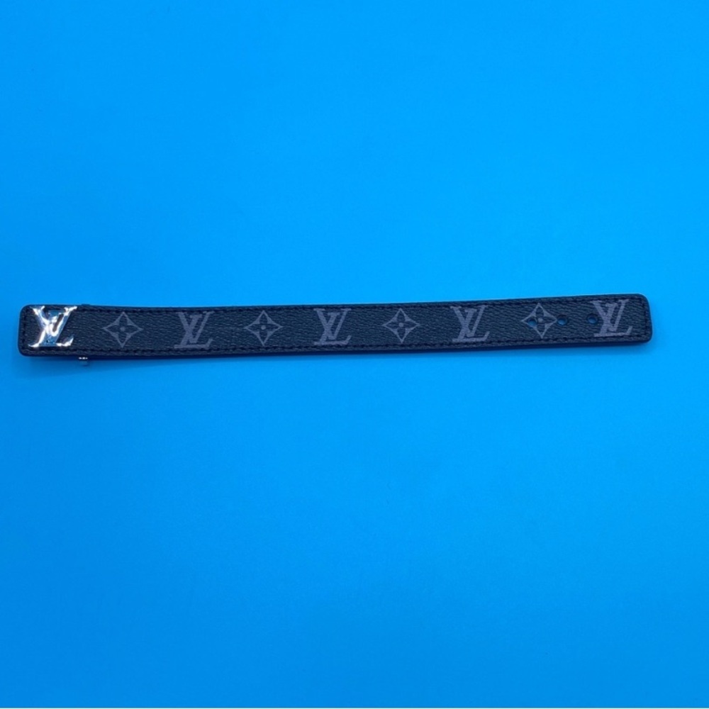 Louis Vuitton Black and Silver Men's Bracelet​ - Picture 3 of 6
